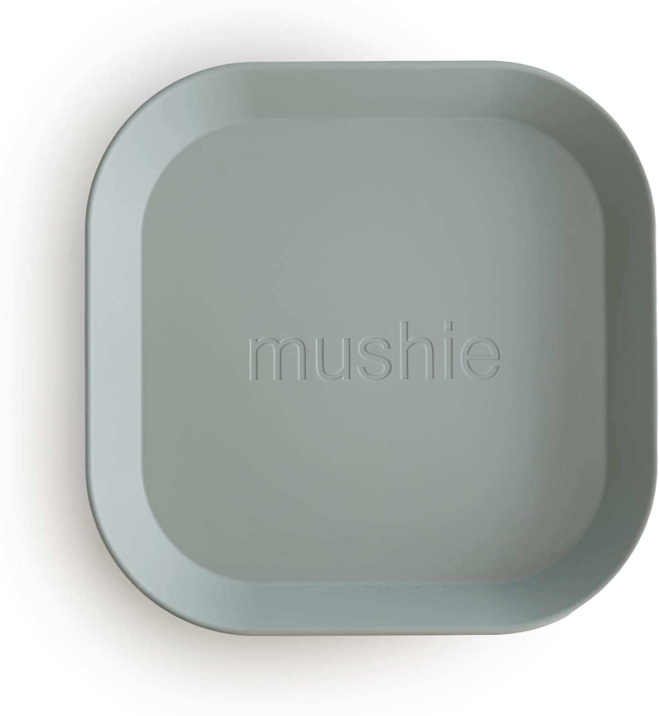 Mushie Square Dinner Plates (2pk) (4 Colours) - Pupsik Singapore