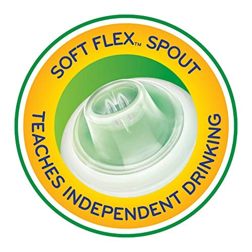 Nuby No-Spill Gripper Cups, 2 Pk, 300ml - Blue/Red