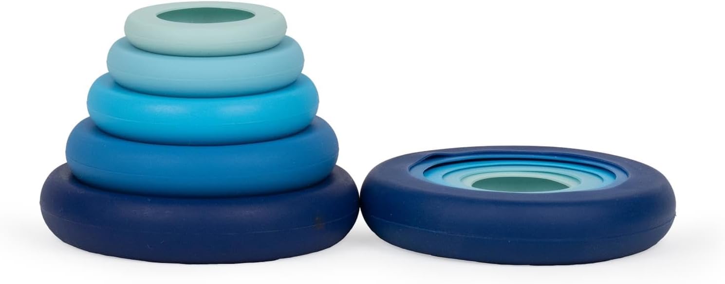 Food Huggers Set of 5 Reusable Silicone Food Savers (4 Colors) - Pupsik Singapore