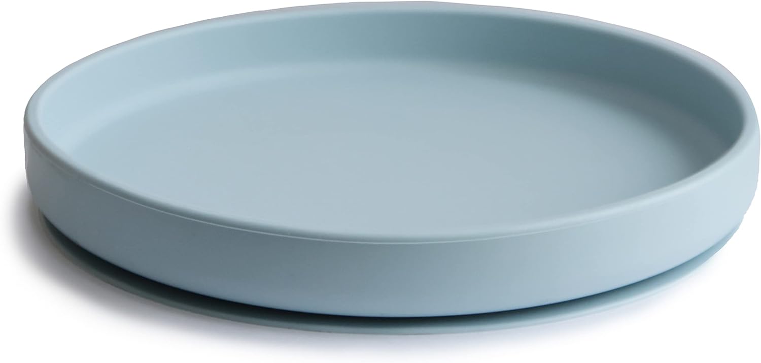 Mushie Classic Silicone Suction Plate (9 Colors) - Pupsik Singapore