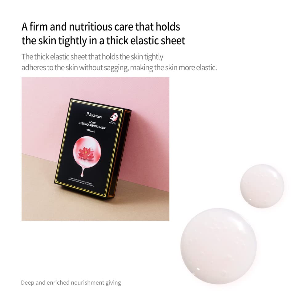 JMsolution Active Lotus Nourishing Mask Ultimate, 10pcs (Exp 11/27)