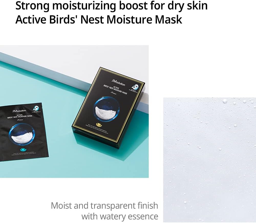 JMsolution Active Bird's Nest Moisture Mask, 10pcs (exp 12/27)