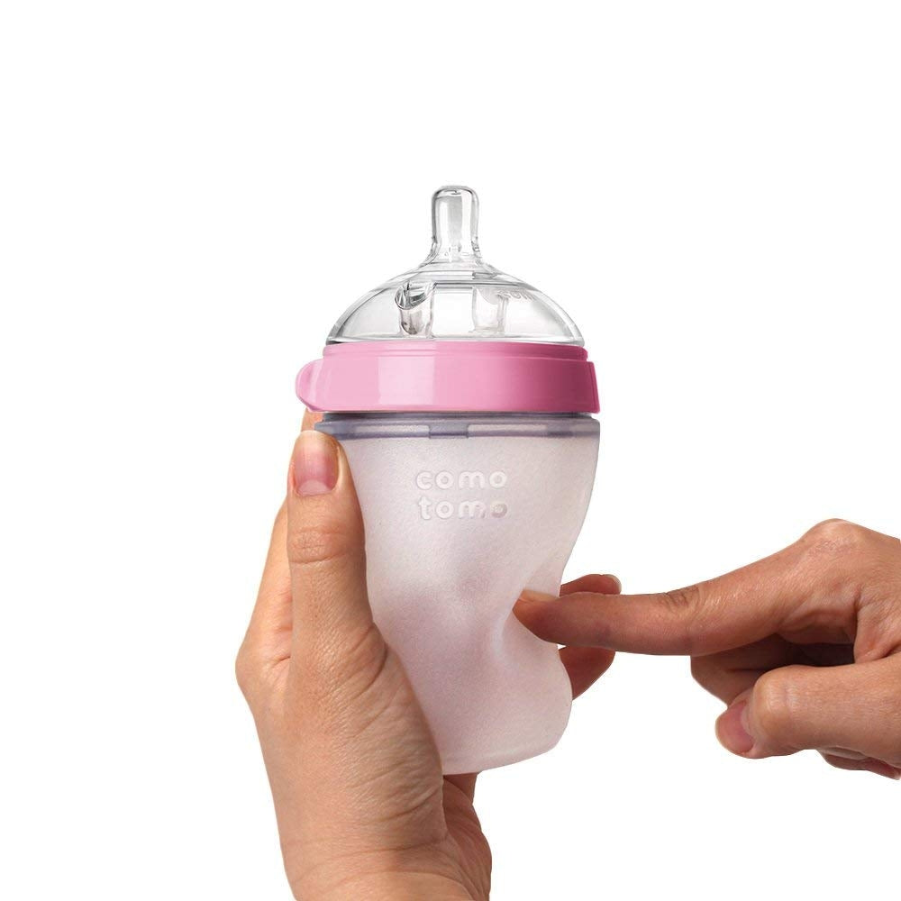 Comotomo Baby Bottle, 250ml  - Pink