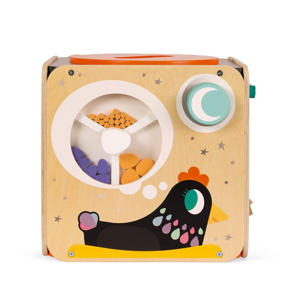 Janod Multi-Activity Looping Cube Toy