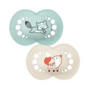 MAM Original Start Pacifier with Case, 2pk (6M+) - 3 Assorted Designs
