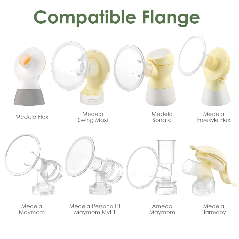 Maymom Conversion Kit for Medela Pumps to Lansinoh, MAM, Pigeon Bottles, 2pk