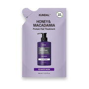 Kundal Honey & Macadamia Protein Hair Treatment, 400ml Refill Bag - White Musk (Exp 09/27)
