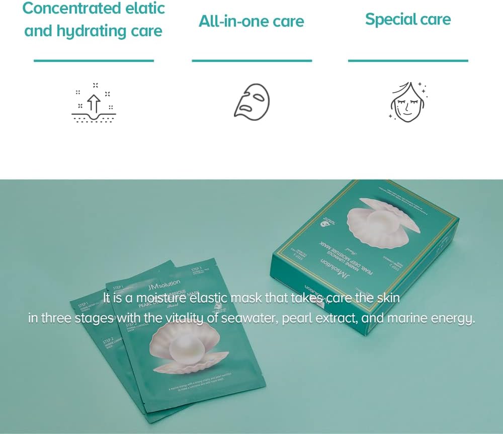 JMsolution Marine Luminous Pearl Deep Moisture Mask, 10pcs (Exp 01/27)