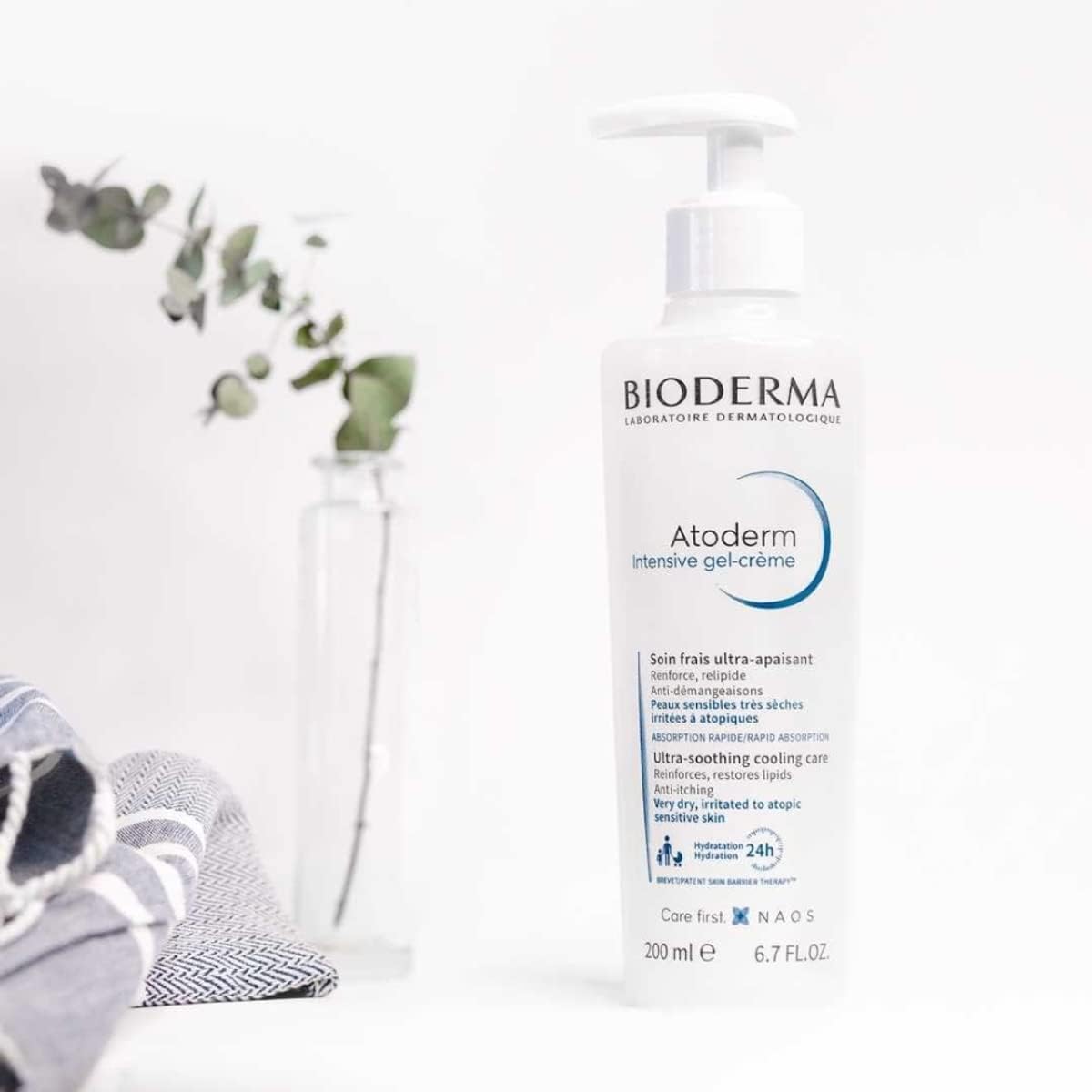 Bioderma Atoderm Intensive Gel Creme, Ultra Soothing Cooling Care 200ml (Exp 06/27)