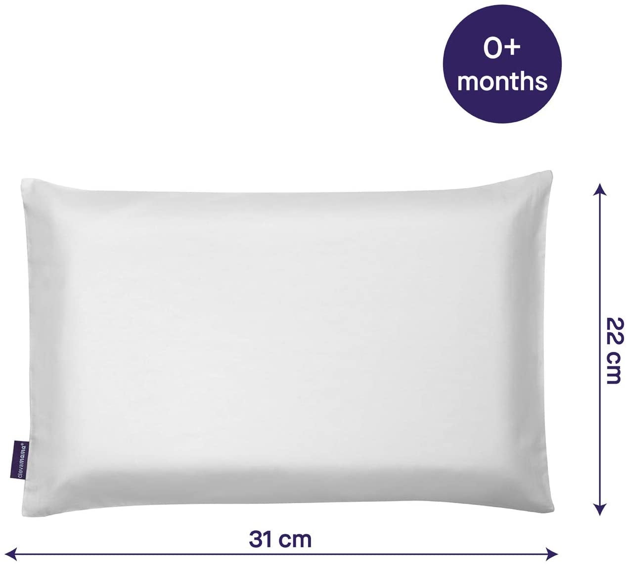 Cotton Case (31x22cm) for Clevamama ClevaFoam Pram Pillow (4 Designs) - Pupsik Singapore