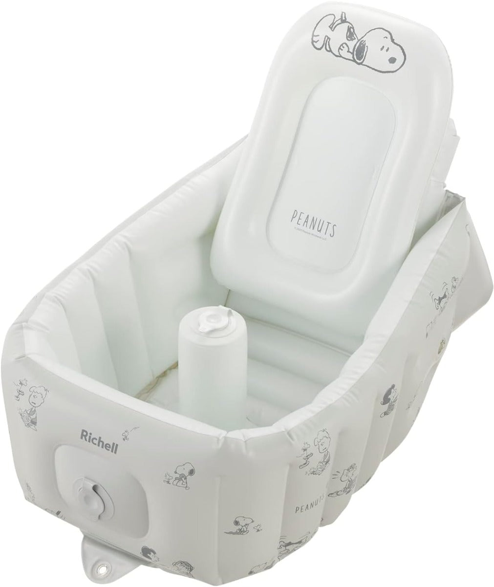 Richell Soft Inflatable Baby Bath Tub Step Up (2 Designs)