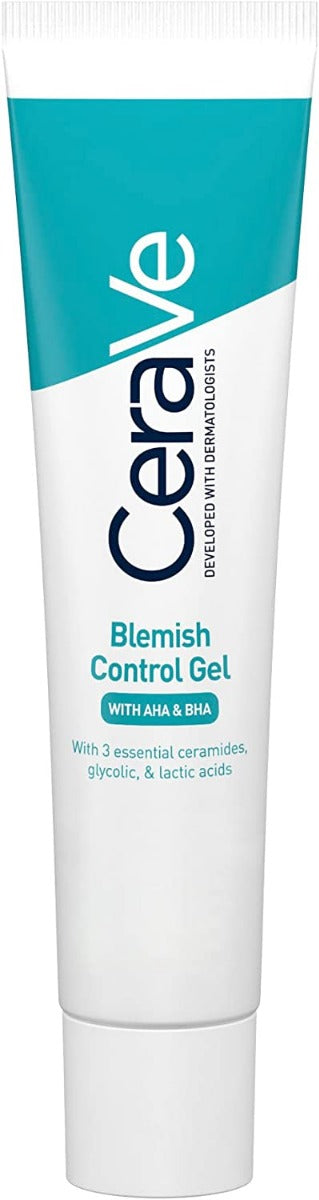 CeraVe Blemish Control Gel with AHA BHA (40ml) - Exp 08/27