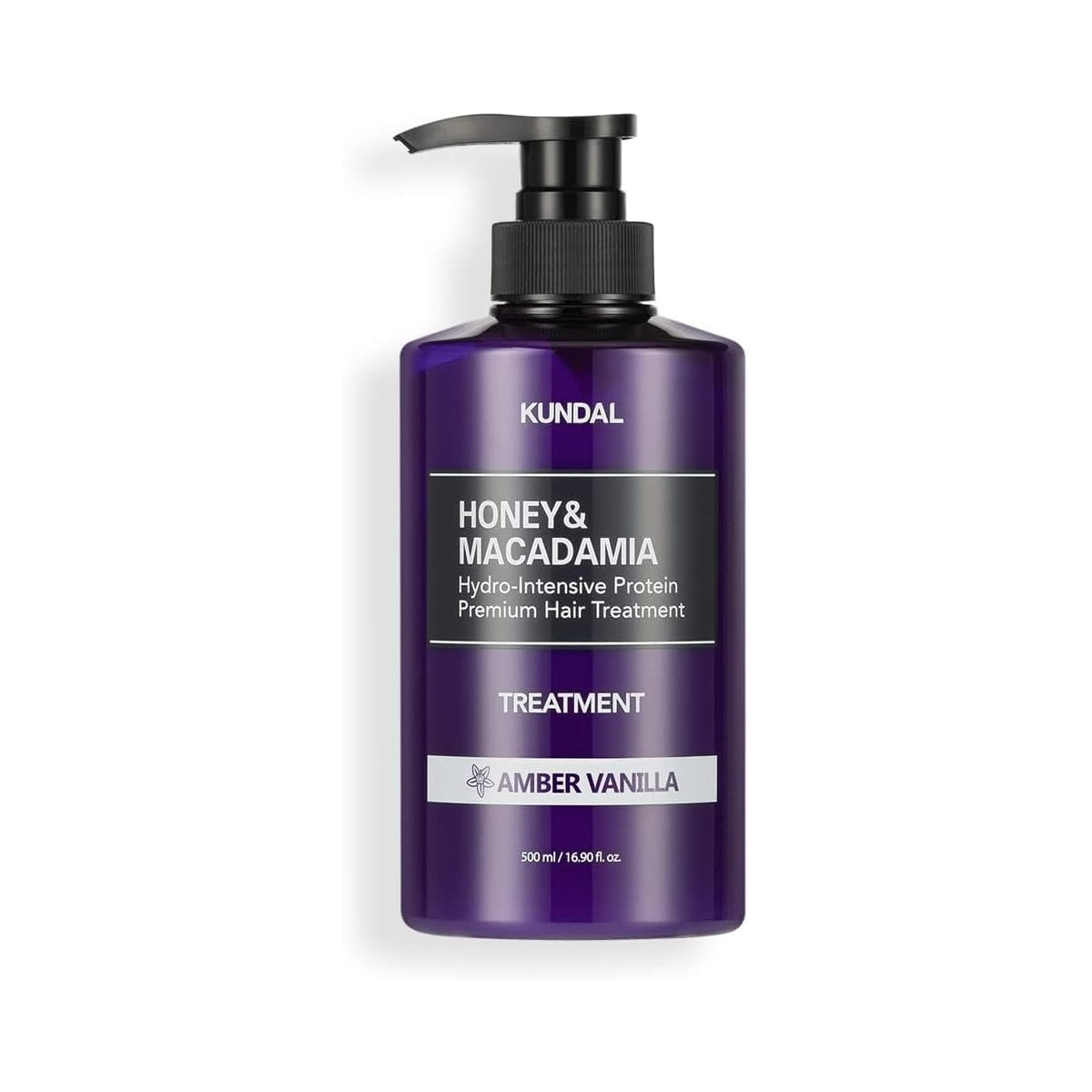 Kundal Honey & Macadamia Protein Hair Treatment, 500ml - Amber Vanilla (Exp 01/28)