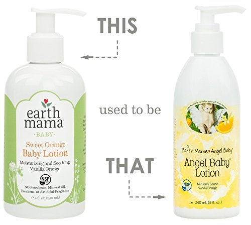 Earth Mama Sweet Orange Baby Lotion, 240ml (exp 02/27)