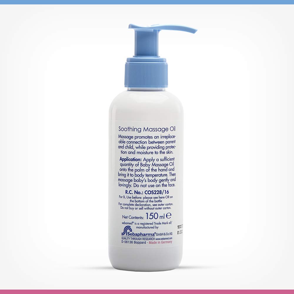 Sebamed Baby Massage Oil 150ml - exp 02/27