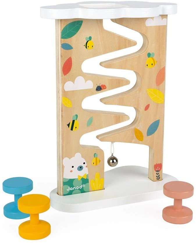Janod Pure Ball Track Wooden Toy