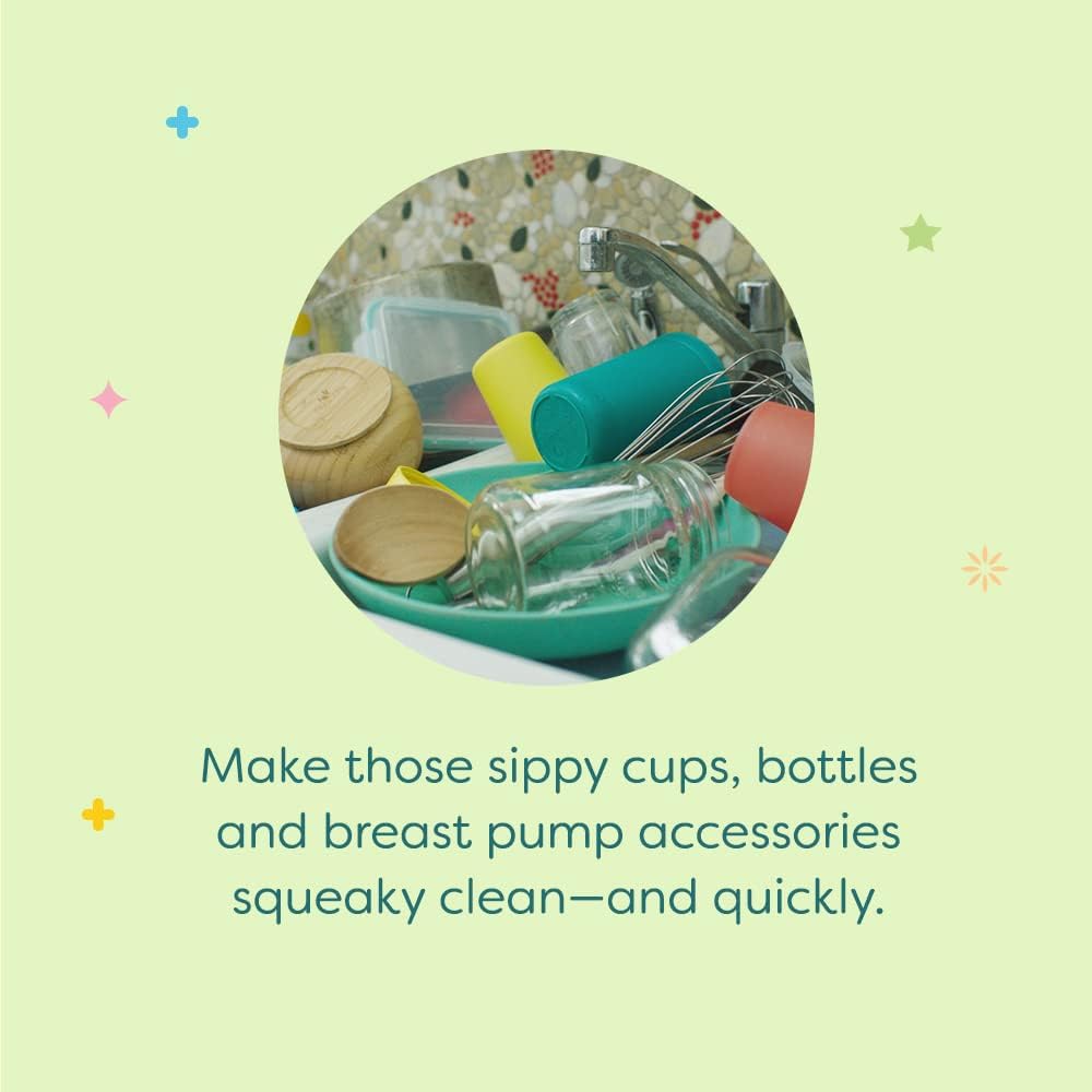 Babyganics Foaming Dish & Bottle Soap Refill, 1L - Fragrance-Free (Exp 09/26)