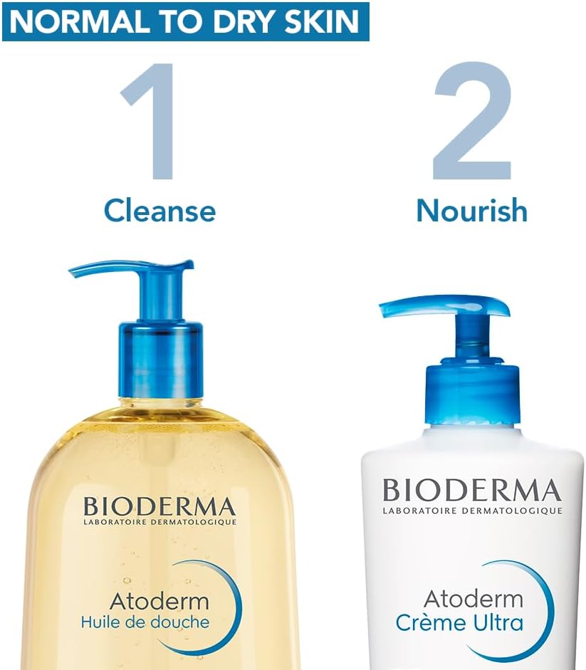 Bioderma Atoderm Ultra-Nourishing Cream, 500ml - 2pk (Exp 12/26)