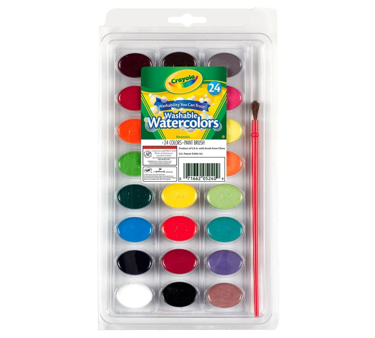 Crayola Washable Watercolors (24pc)