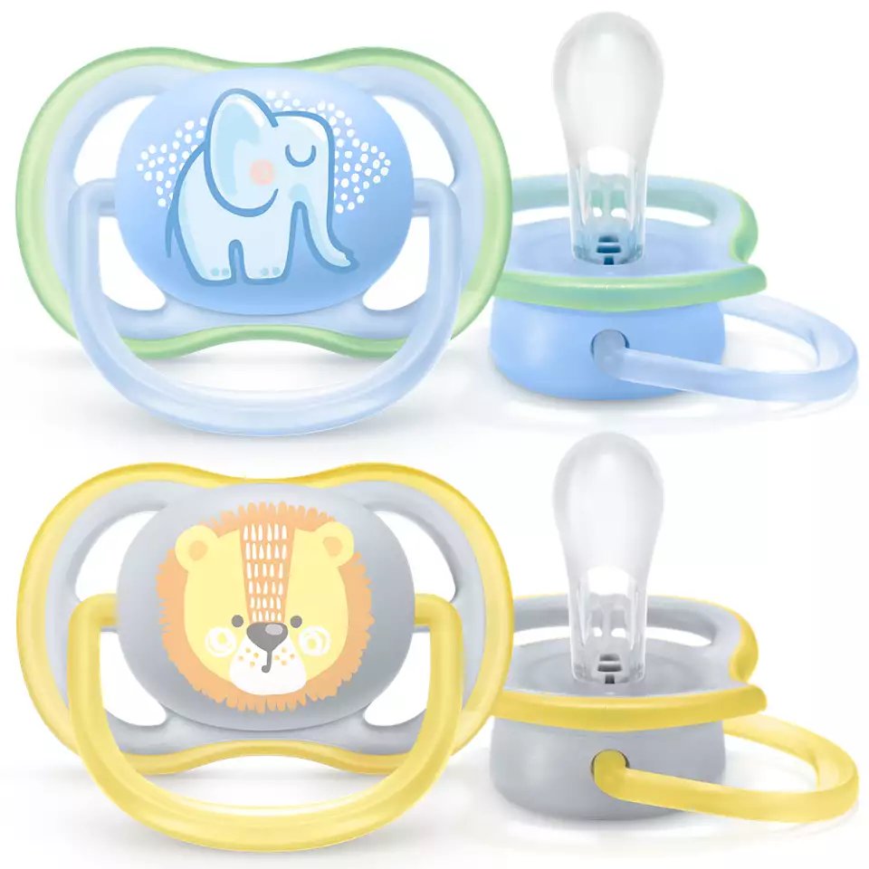 Philips Avent Ultra Air Pacifier, 2pk - 0-6M (10 Designs)