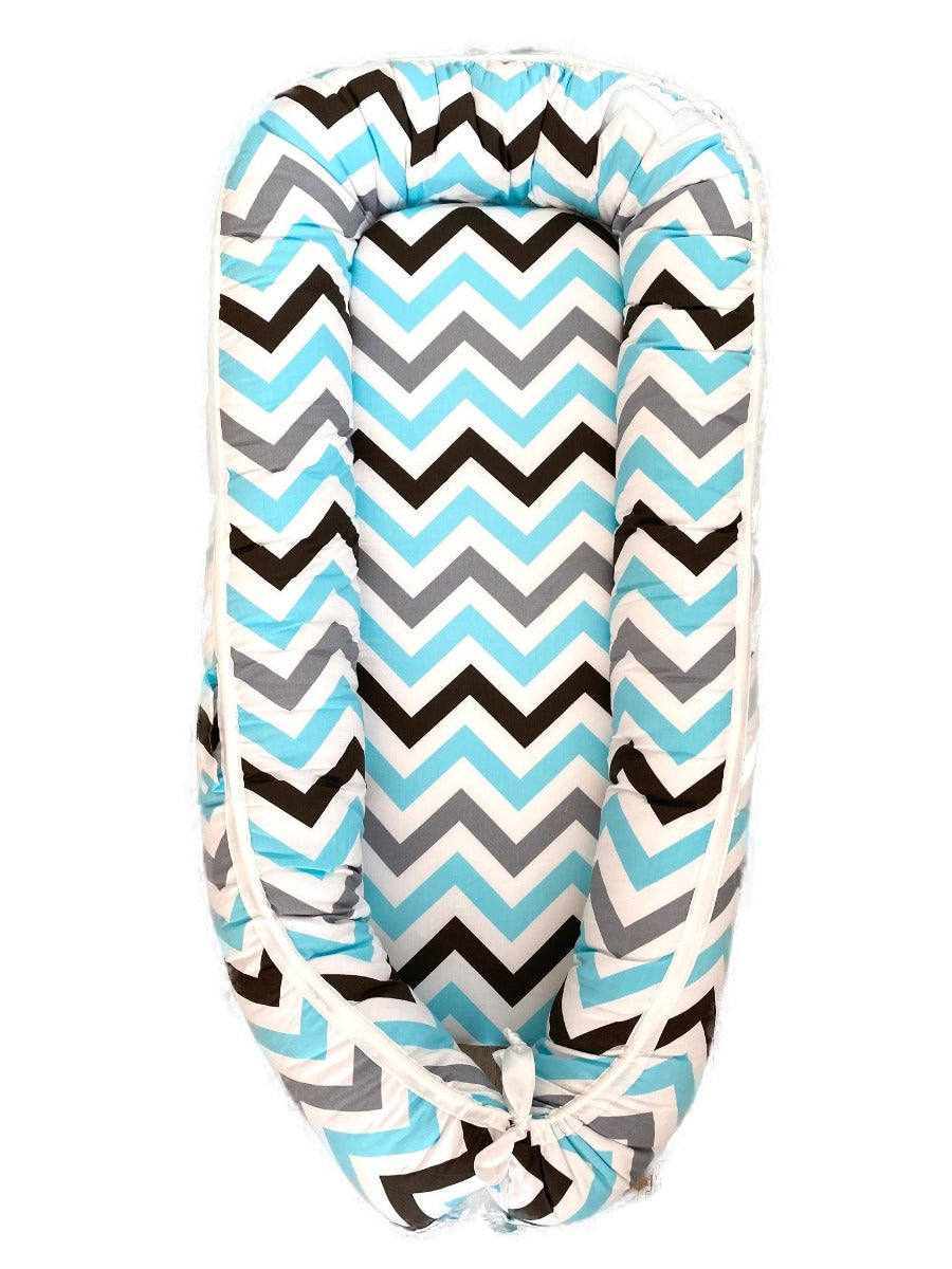 MPJ Organic Cotton Baby Nest Lounger (5 Designs) - Pupsik Singapore