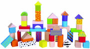 The Original Toy Company Wooden Blocks, 50pcs
