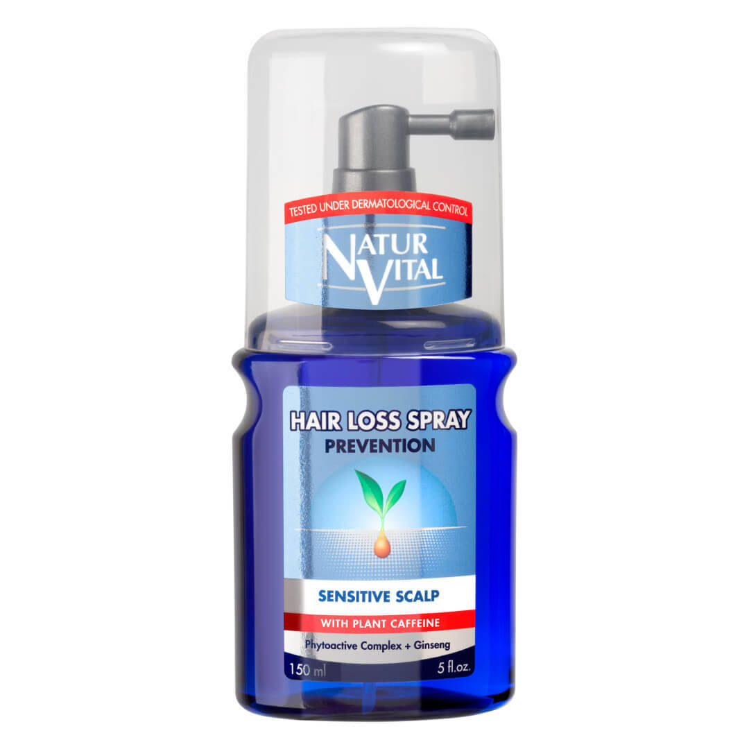 NaturVital Hair Loss Prevention Spray for Sensitive Scalp, 150ml
