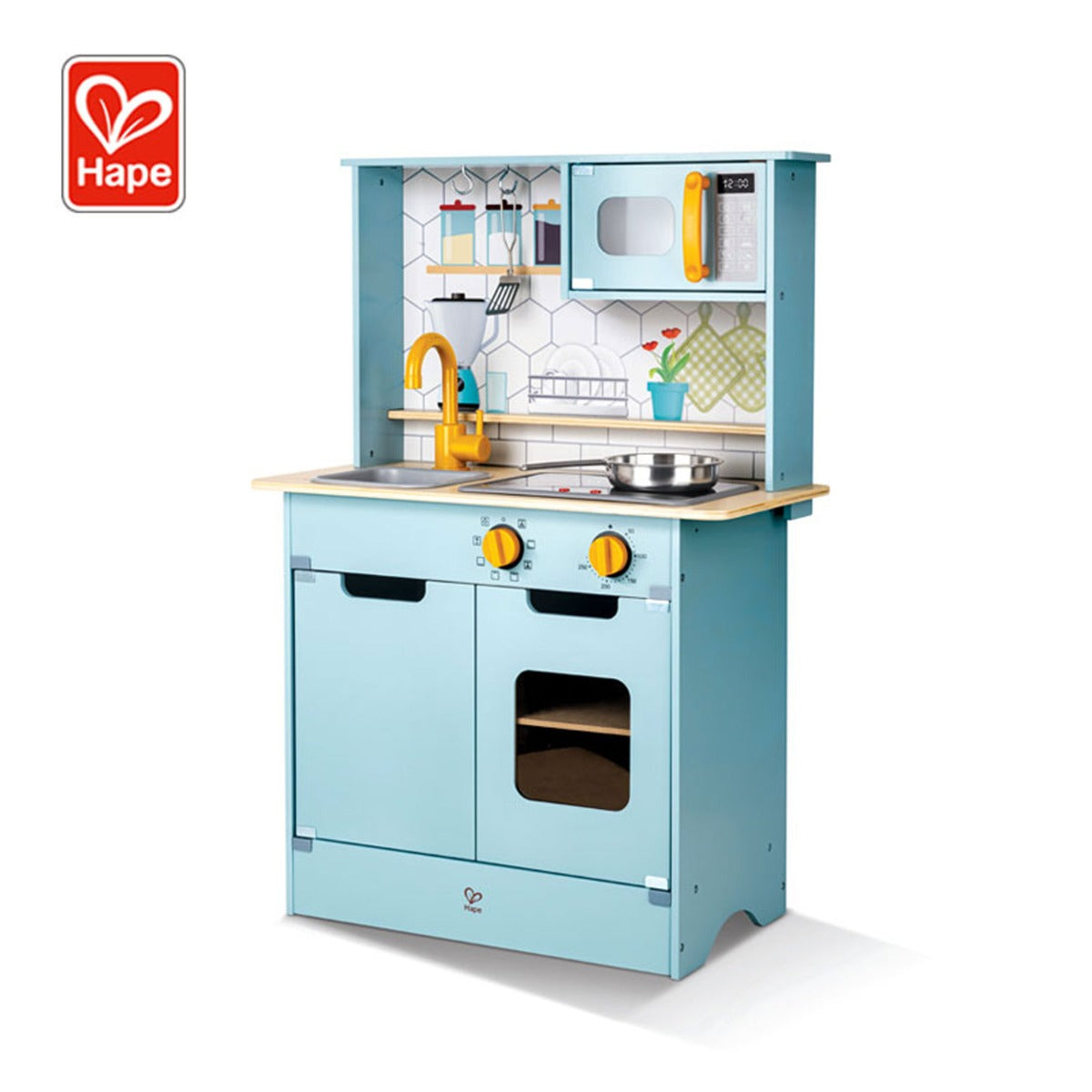 Hape Kitchen with Light and Sound - Light Blue
