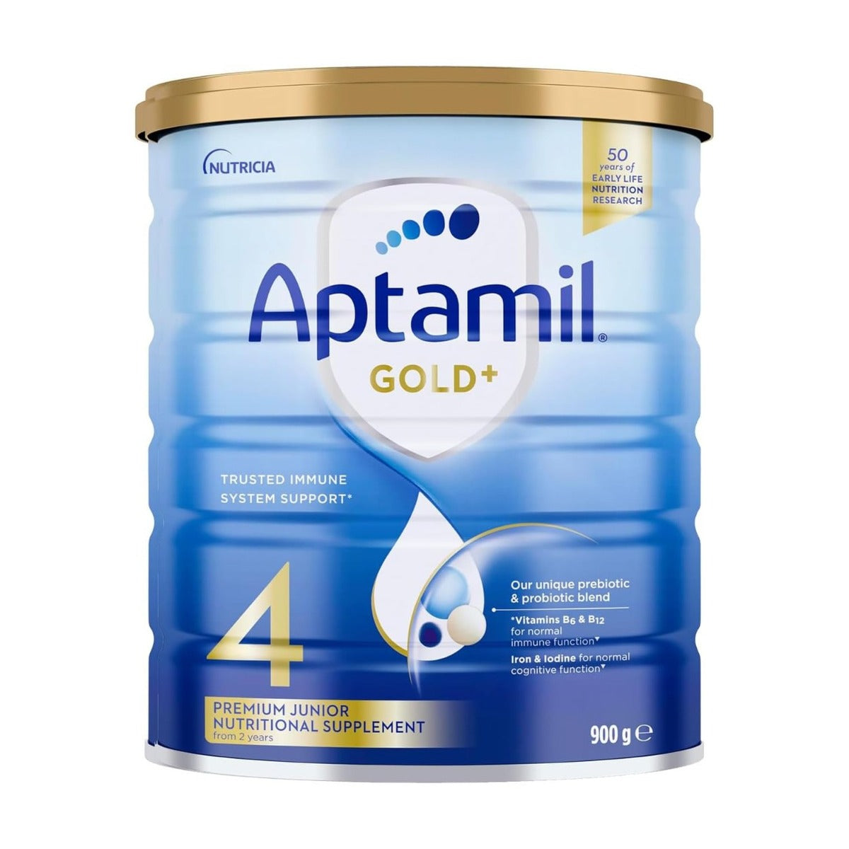 Aptamil Gold+ 4 Junior Milk Formula, 900g (Exp 09/26) - AU Versions