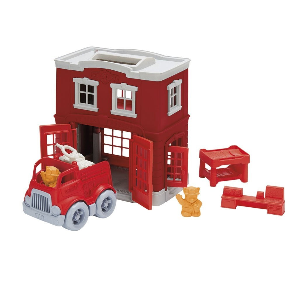 Green Toys Fire Station Playset