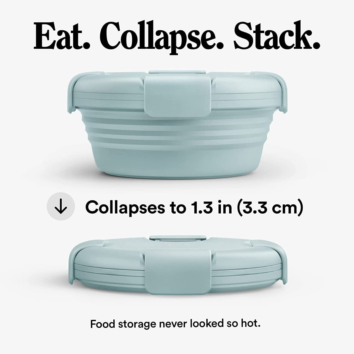 Stojo Silicone Collapsible Bowl, 36oz, 1.1L (6 colors)