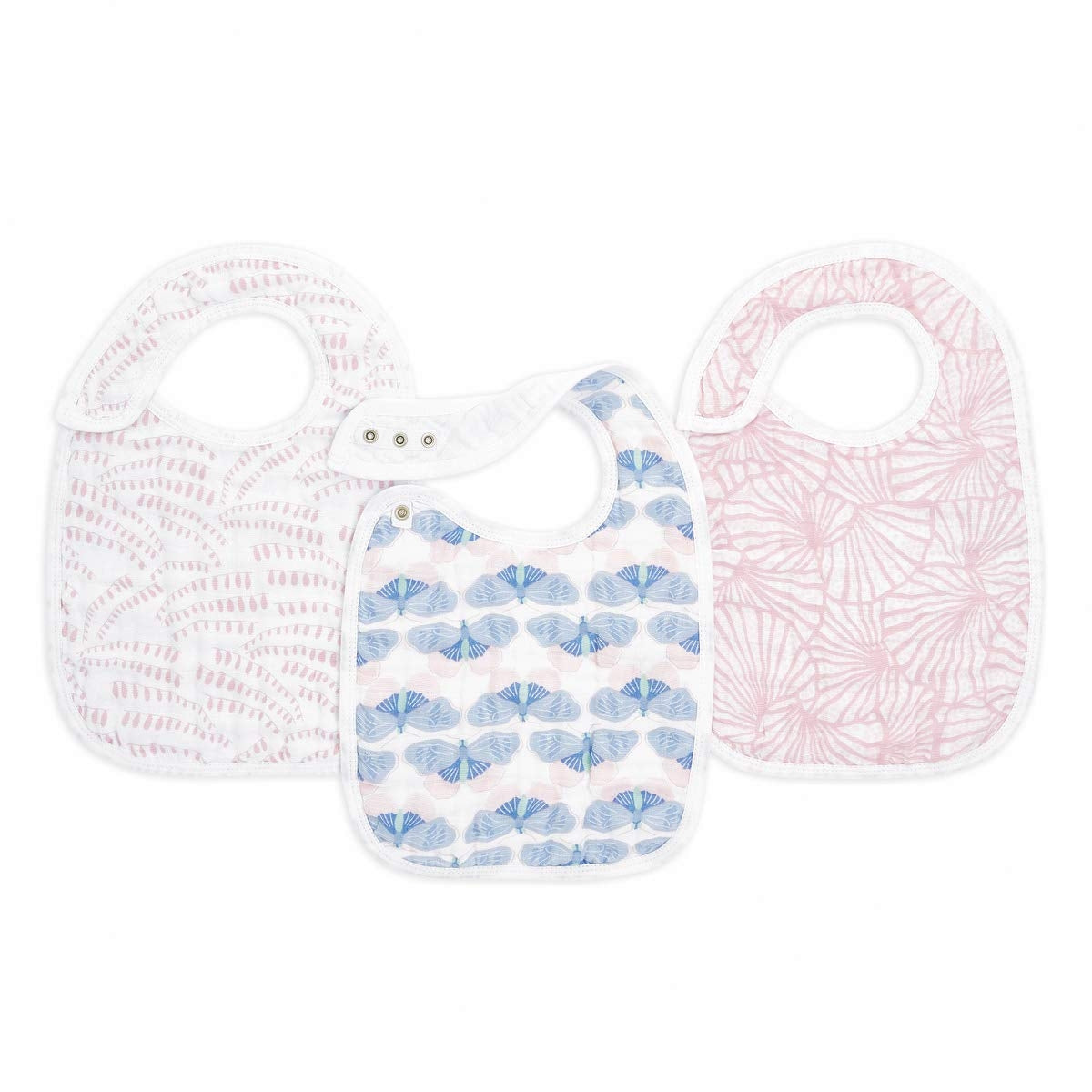 Aden Anais Boutique Snap Bib (3pk) (9 Designs) - Pupsik Singapore