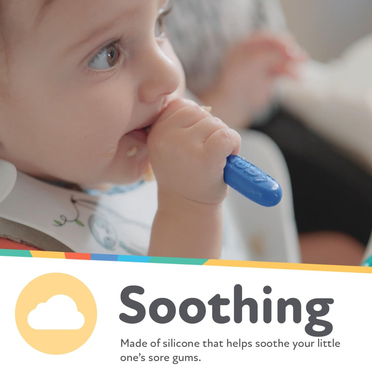 Nuby 3-Stage Silicone Baby's First Spoon, 3pk
