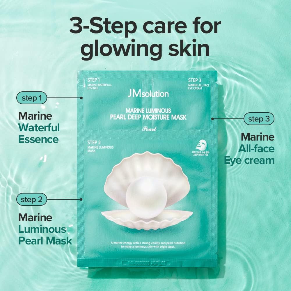 JMsolution Marine Luminous Pearl Deep Moisture Mask, 10pcs (Exp 01/27)
