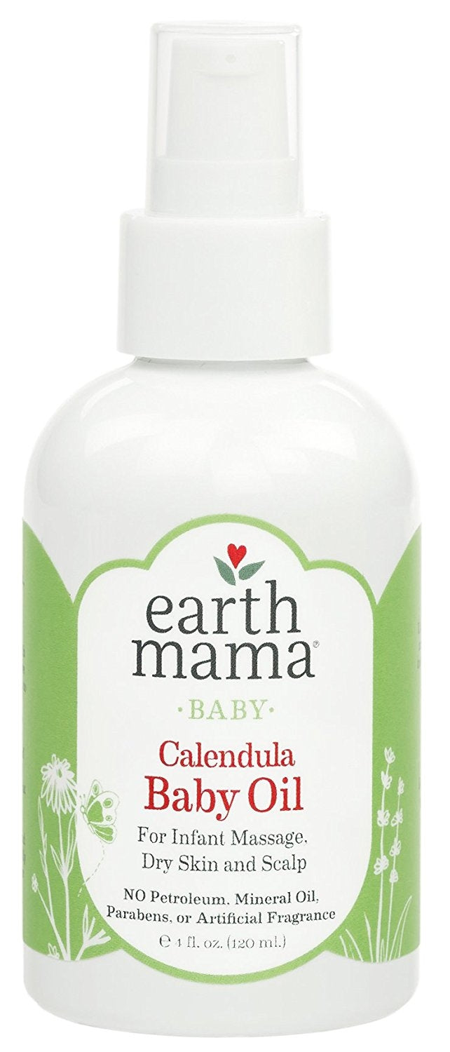 Earth Mama Baby Calendula Baby Oil, 120ml - exp 09/26