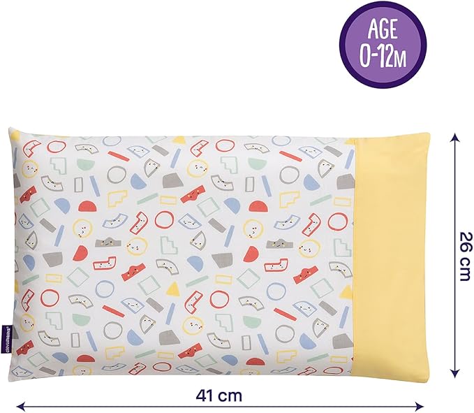 Cotton Case (31x22cm) for Clevamama ClevaFoam Baby Pillow (2 Designs) - Pupsik Singapore