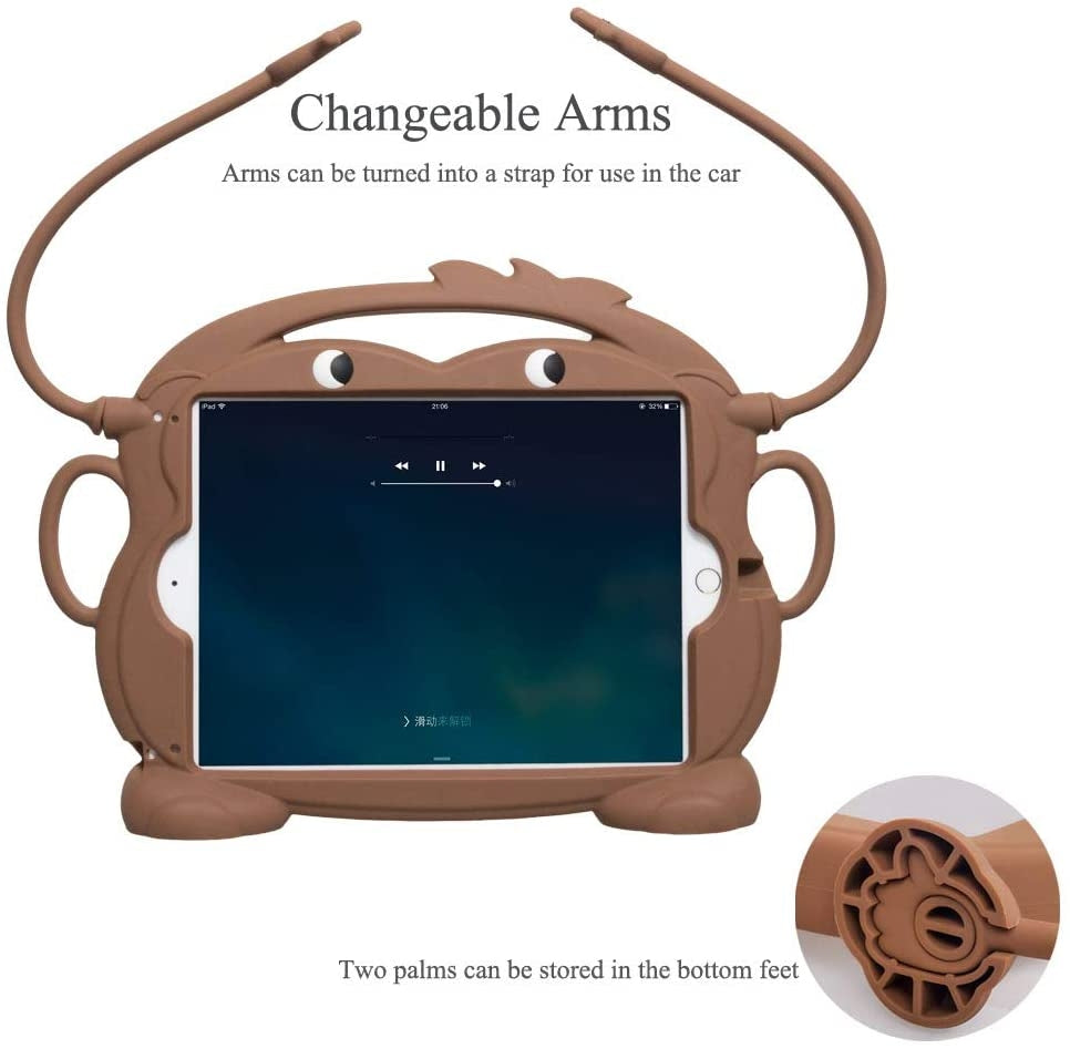 Monkey Silicone Bumper Case for iPad (iPad Air, iPad Air 2, iPad (5th Gen), iPad (6th Gen), Pro 9.7 in.) - 2 Colours