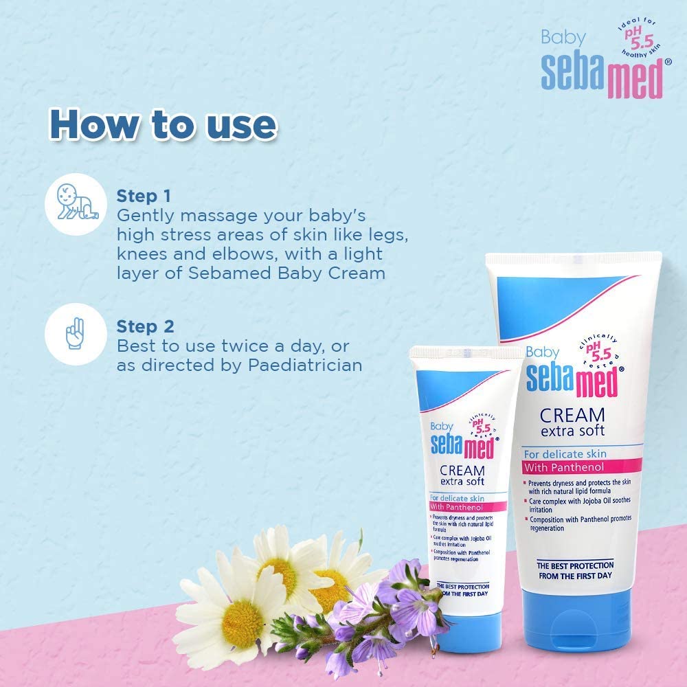 Sebamed Baby Cream Extra Soft, 200ml (Exp 10/27)