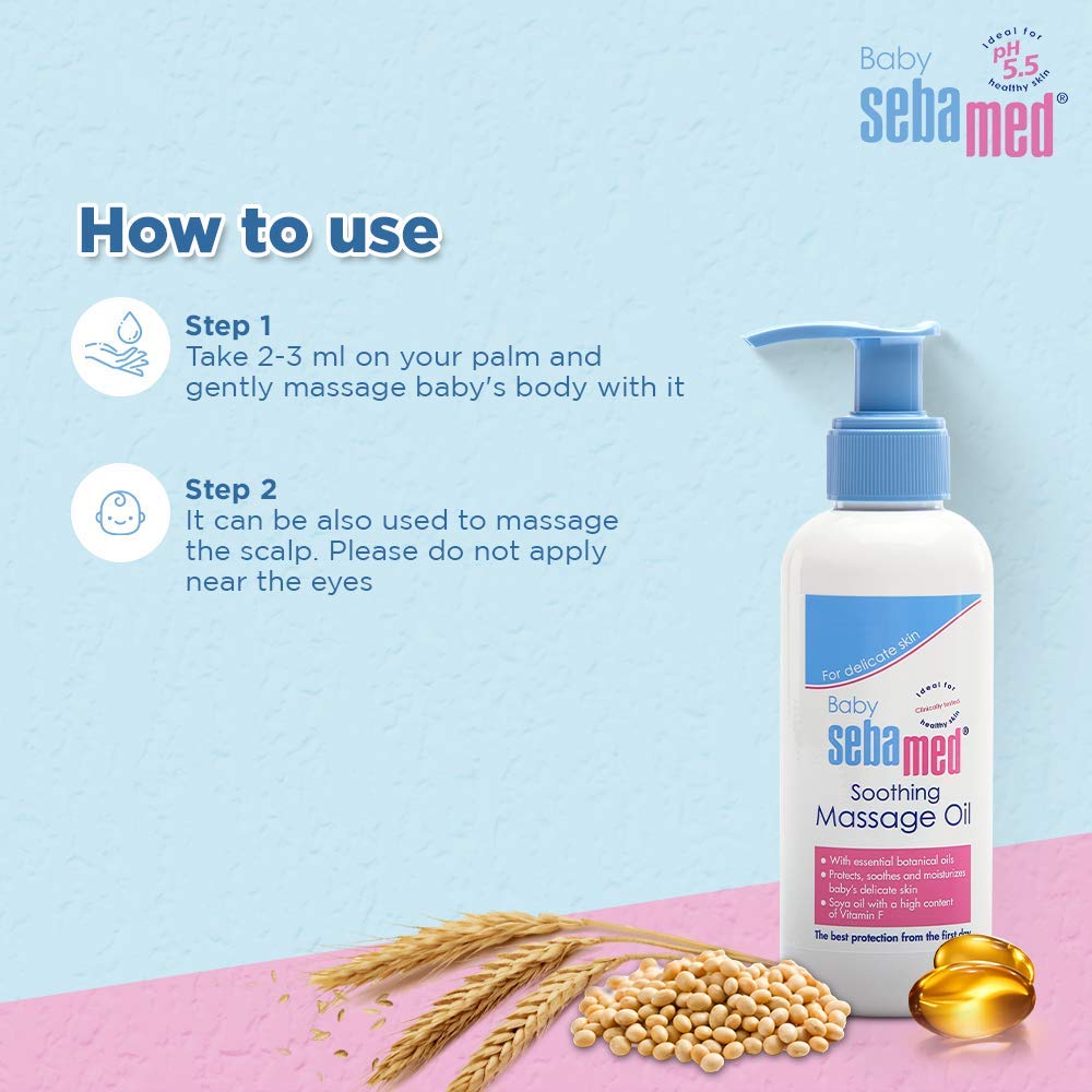 Sebamed Baby Massage Oil 150ml - exp 02/27