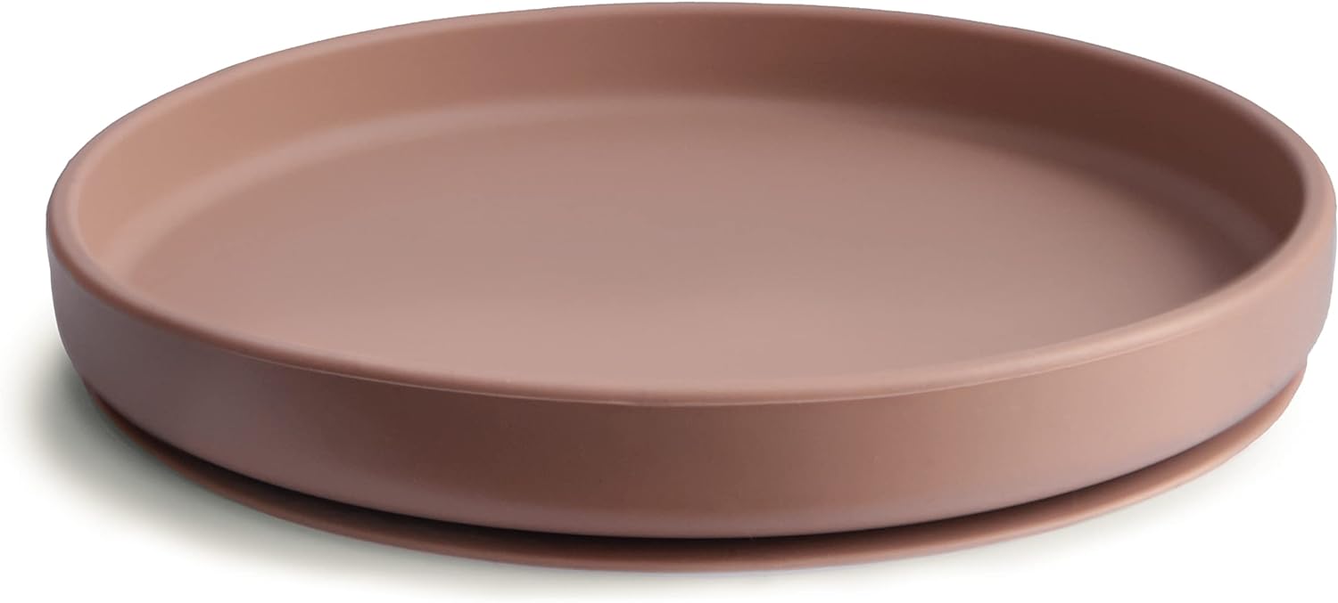 Mushie Classic Silicone Suction Plate (9 Colors) - Pupsik Singapore