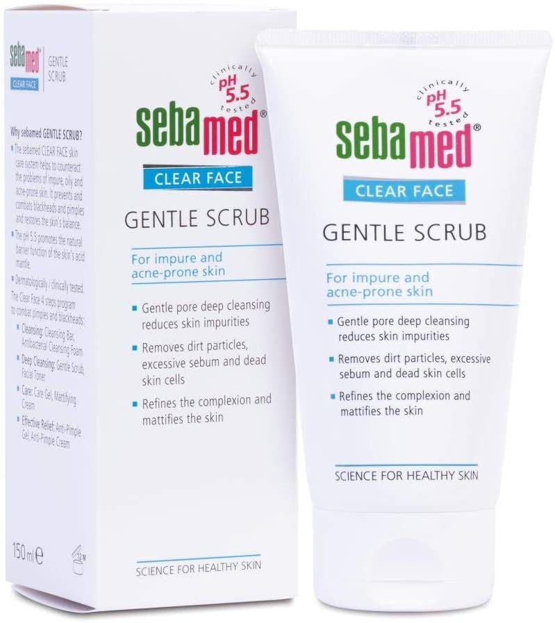 Sebamed Clear Face Gentle Scrub 150ml (Exp 12/27)
