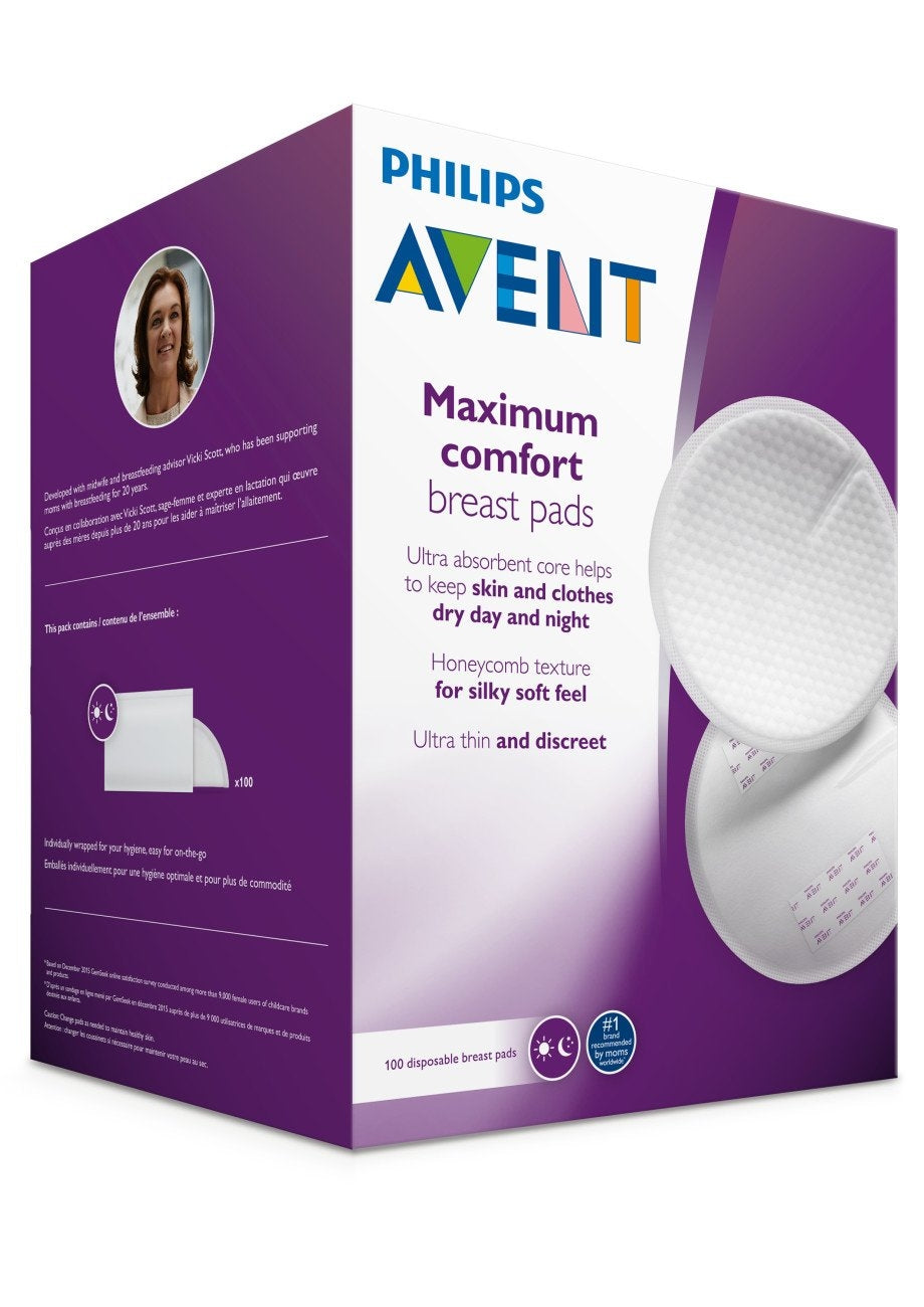 Philips Avent Maximum Comfort Breast Pads (100pc)