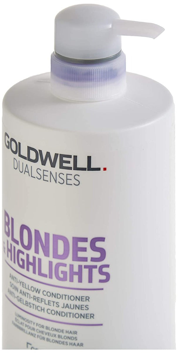 Goldwell DualSenses Blondes and Highlights Anti-Yellow Conditioner, 1L - Exp 08/26