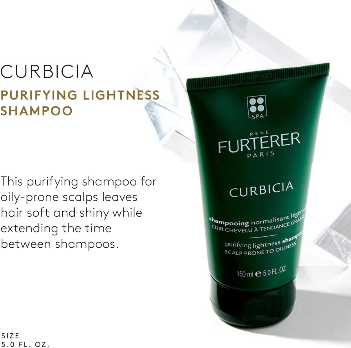 Rene Furterer CURBICIA Lightness Regulating Shampoo, 150ml