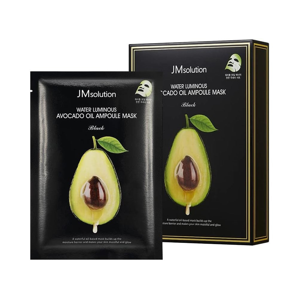 JMsolution Water Luminous Avocado Oil Ampoule Mask, 10pcs (Exp 02/27)