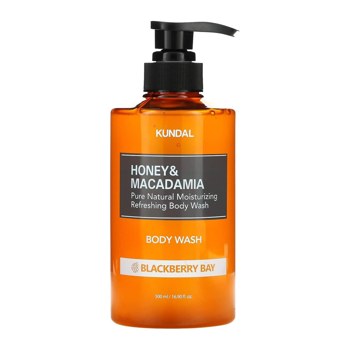 Kundal Honey & Macadamia Pure Body Wash, 500ml - Blackberry Bay (Exp 01/27)