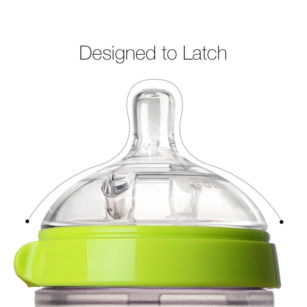 Comotomo Baby Bottle, 150ml  - Green