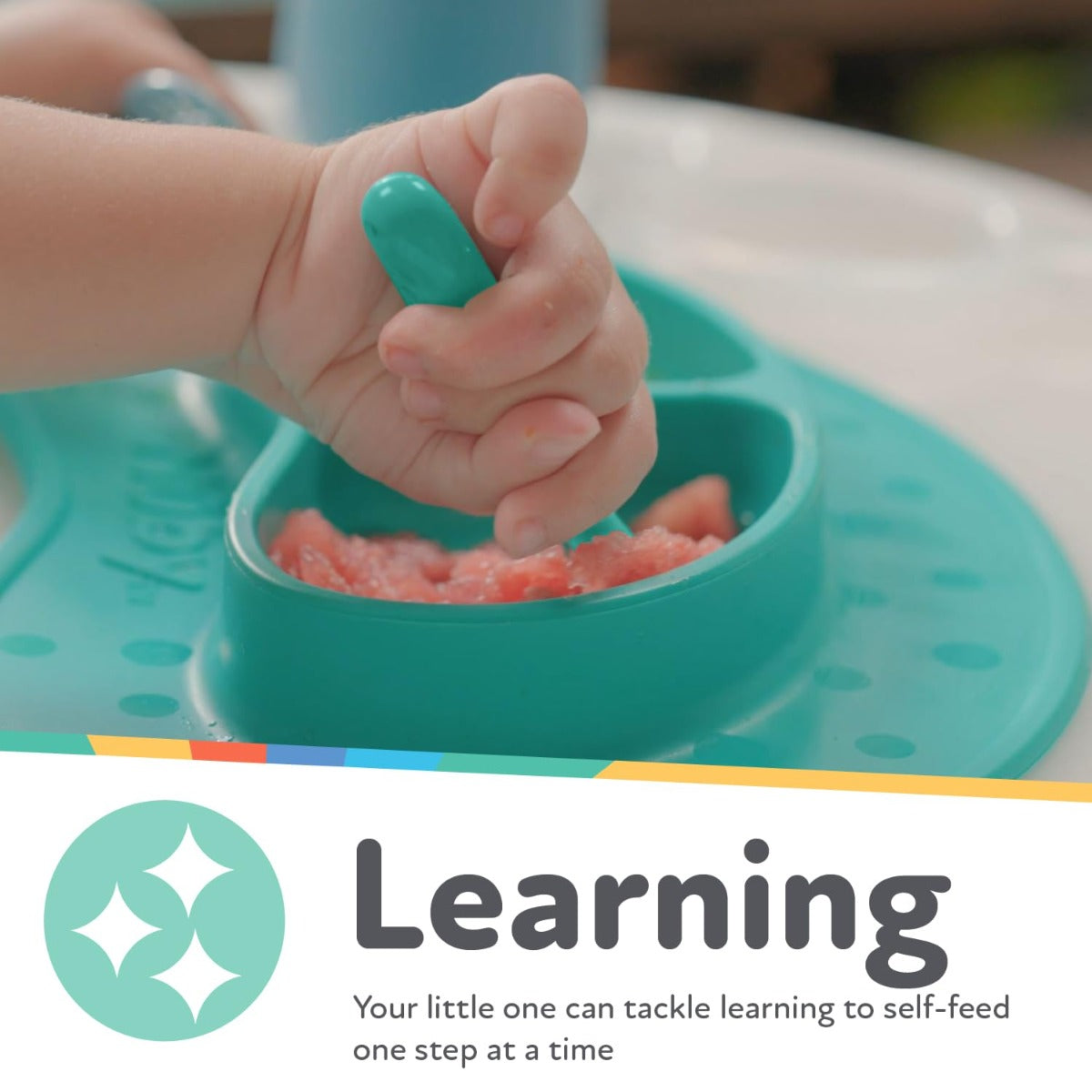 Nuby 3-Stage Silicone Baby's First Spoon, 3pk