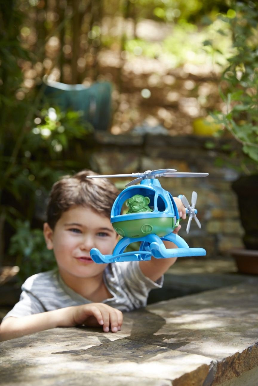 Green Toys Helicopter - Blue