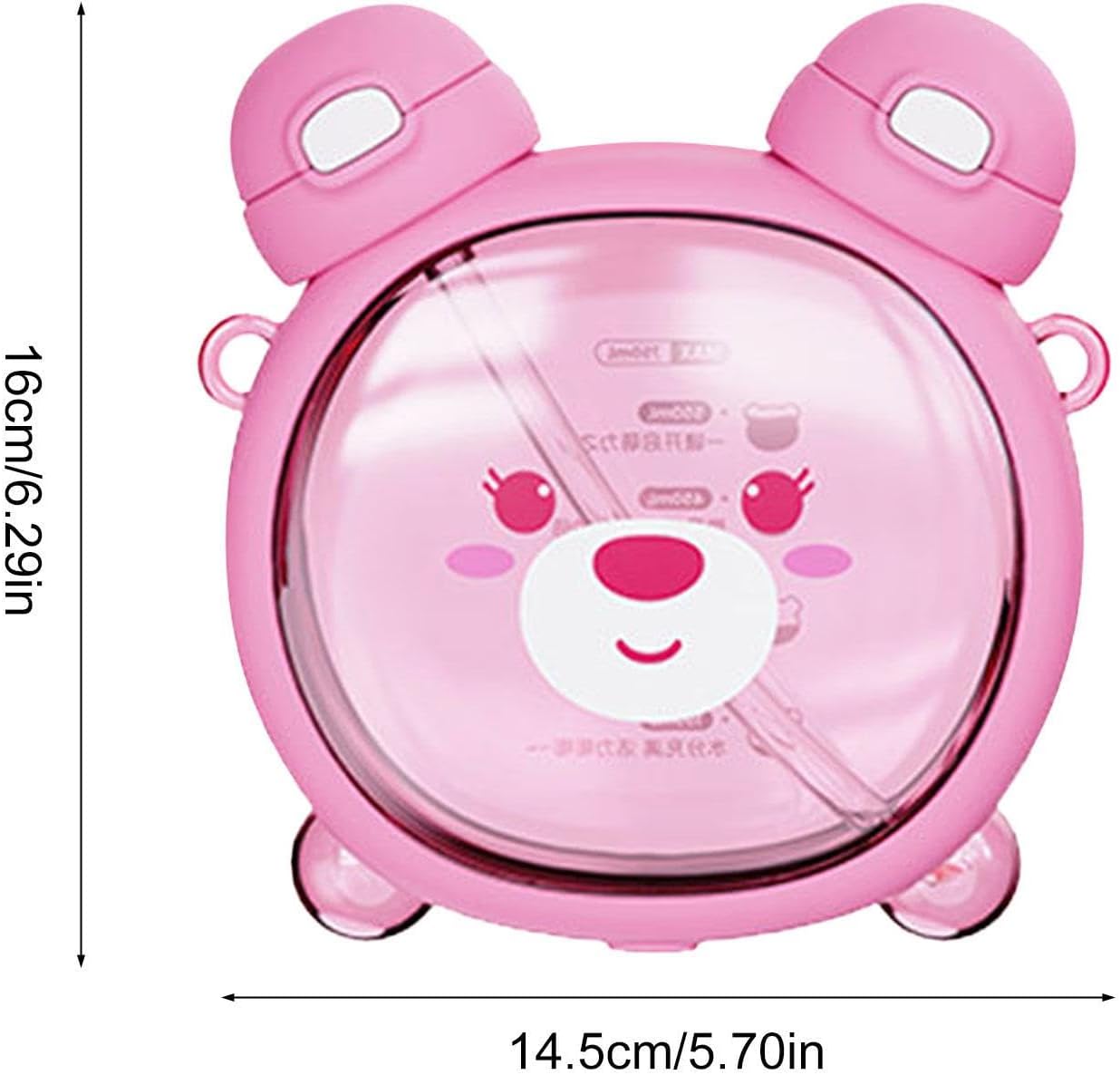 Biomom Little Bear 2-in-1 Tritan Bottle with Straps, 750ml (2 Colors) - Pupsik Singapore